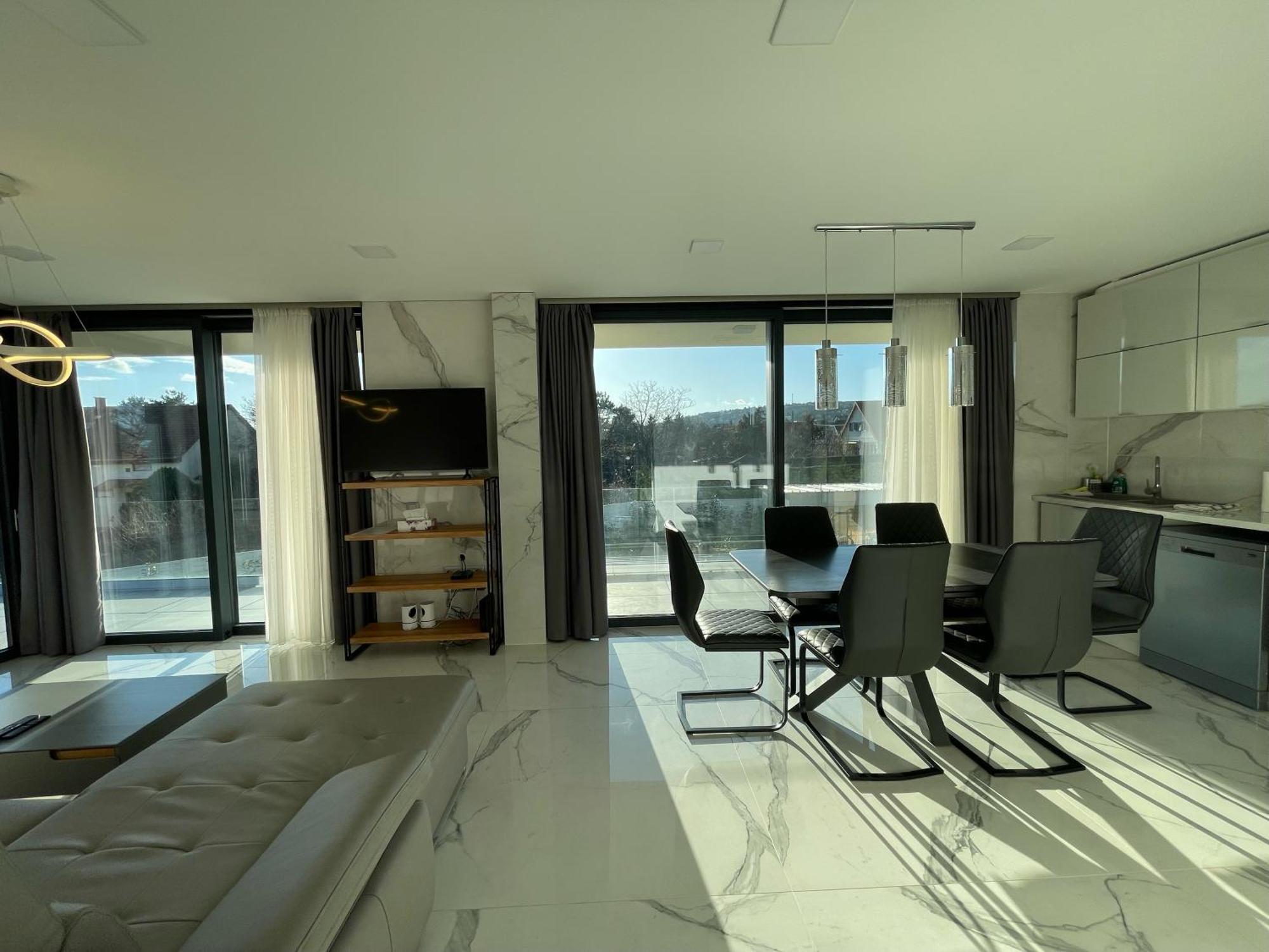 Luxury Apartments In Balatonalmadi, Almadi Lux Apartman II - Crystal White Exteriör bild